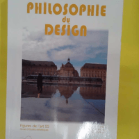 Philosophie du Design - Bernard Lafargue