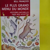 Le plus grand menu du monde - Grands caractères édition accessible pour les malvoyants - Bill François