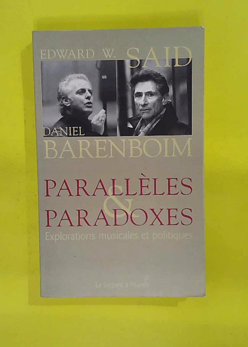Parallèles et Paradoxes – Explorations... Parallèles et Paradoxes – Explorations...