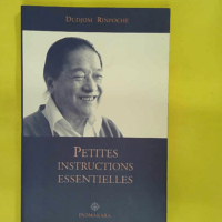 Petites instructions essentielles – Rinpoché Dudjom Petites instructions essentielles - Rinpoché Dudjom