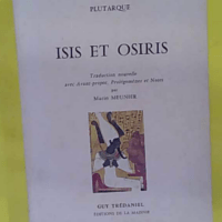 Isis et Osiris - Plutarque