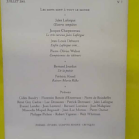 Le coin de table la revue de poésie – numéro 7 – juillet 2001 –… Le coin de table la revue de poésie - numéro 7 - juillet 2001 -