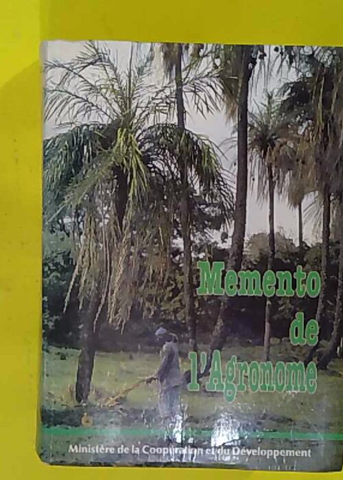 émento de agronome – Ministère de la coopération émento de agronome – Ministère de la coopération
