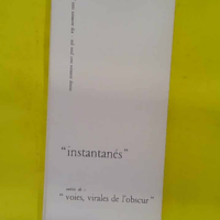 Poemes – instantané suivi de voies virales de obscur – Claude Brugei… Poemes – instantané suivi de voies virales de obscur – Claude Brugei…