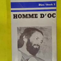 Homme d oc - MARTI Claude