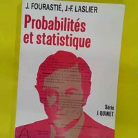 Probabilités et statistique - Jacqueline Fourastié