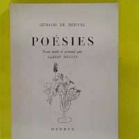 Poésies. - Albert Béguin