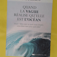 Quand la vague réalise qu elle est l océan - Vous n êtes pas ce que vous croyez vous êtes bien plus que cela ! - Bruno Lallement