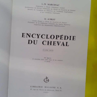 Encyclopédie du cheval -