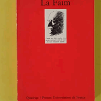 La Faim - Knut Hamsun
