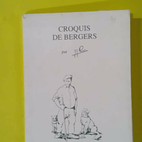croquis de bergers- Envoi d'auteur à Louis Sallenave - Jean-Jacques Cazaurang