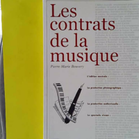 Les Contrats De La Musique - Pierre-Marie Bouvery