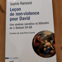 Leçon de non-violence pour David – Sop...