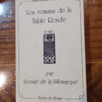 Les romans de la Table Ronde et les contes populaires des anciens Bretons –