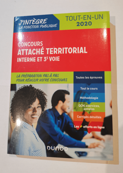 Concours Attaché territorial Interne et 3e voie- Tout-en-un - 2020 - Francis Pian