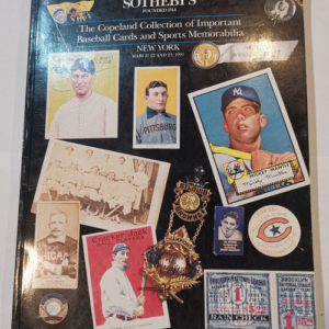 SOTHEBY’S Baseball Cards Basketball Boxing Copeland Coll Auction Catalog 1991 –