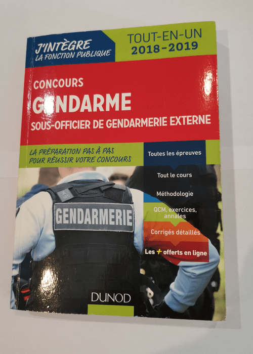 Concours Gendarme sous-officier de gendarmeri...