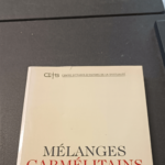 Melanges carmelitains 5 – Grands Carmes