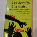 Les devoirs à la maison – ecole et societe – Philippe Meirieu