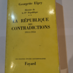 Histoire de la ivème republique -2- la republique des contradictions 1951-1954 –