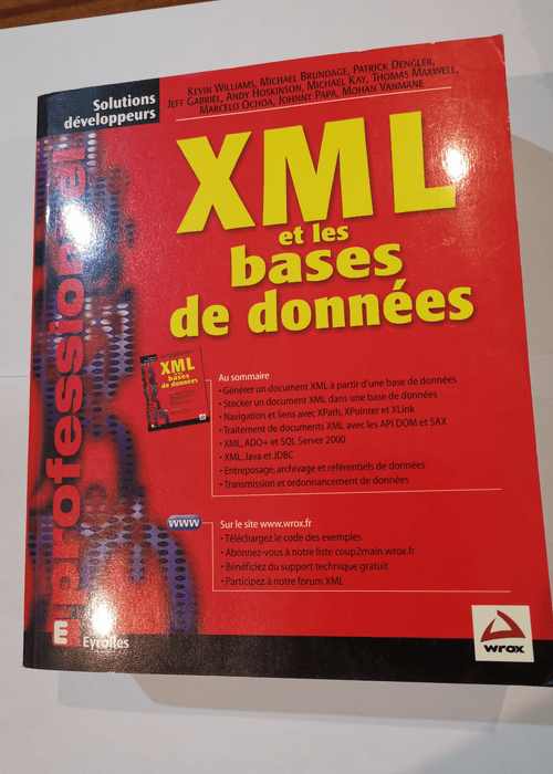 XML et les bases de données – Collectif