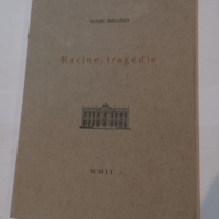 Racine tragédie – BRIAND Marc