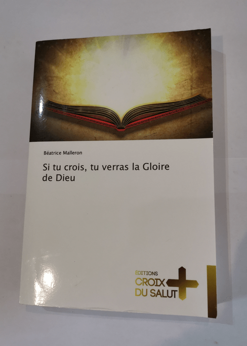 Si tu crois tu verras la Gloire de Dieu – Béatrice Malleron