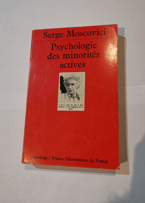 Psychologie des minorités actives – Se...