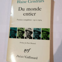 Poésies complètes (1912-1924) : Du monde en...