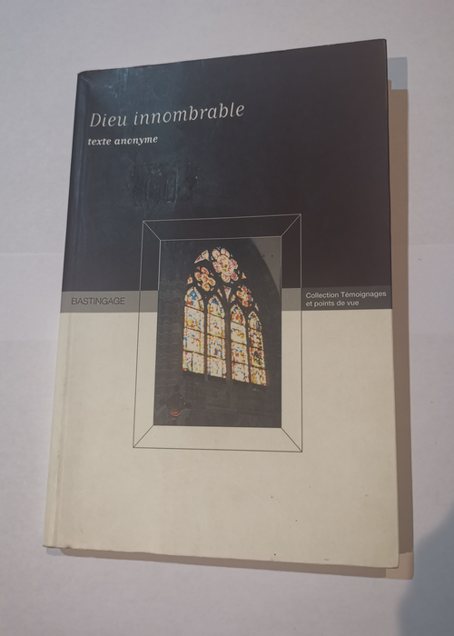 Dieu innombrable – Anonyme