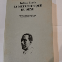 METAPHYSIQUE DU SEXE – Evola J