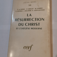 LA RESURRECTION DU CHRIST ET L’EXEGESE ...