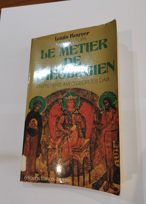 Le metier de theologien – Entretiens av...