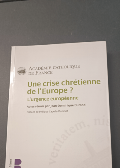 Une crise chretienne de l europe - Louise D Prusse