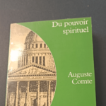 Du pouvoir spirituel – Pluriel – Comte Auguste