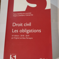 Droit civil – Les obligations – Y...