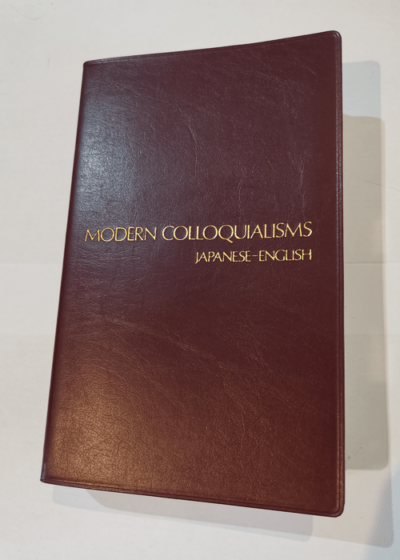 Modern Colloquialisms - Japanese English - Leather cover -