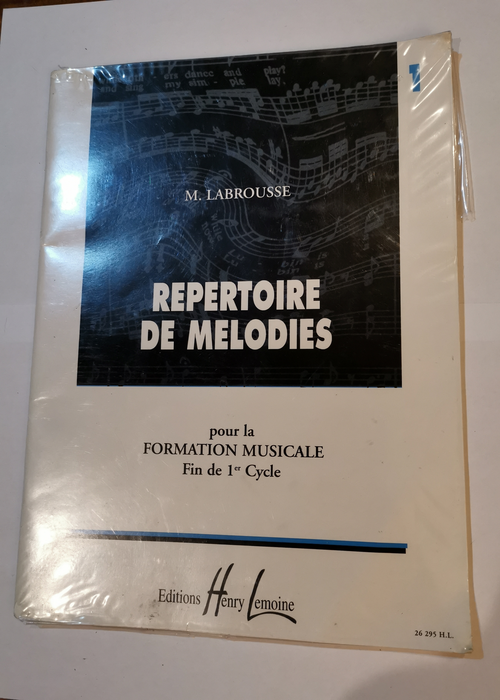 Répertoire de Mélodies Volume 1 – Labrousse Marguerite