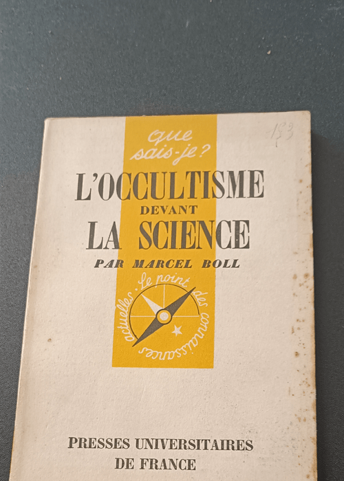 L’occultisme Devant La Science – Boll – Marcel Boll