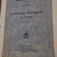 Exercices pratiques pour les doigts op 802 : cahier 2 – CZERNY – Czerny