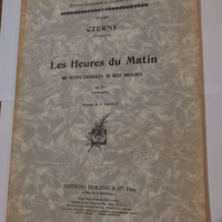 Les Heures du Matin – Op 821 – Révision de Garban – Czerny – Czerny