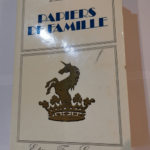 Papiers de famille – Duc de Castries