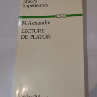 Lecture de Platon – M. Alexandre