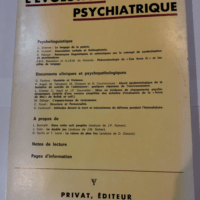 L’EVOLUTION PSYCHIATRIQUE TOME XLIII FA...