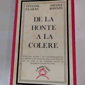 De La Honte À La Colère – Viviane Cla...