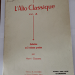 L’Alto classique vol.A – Classens Henri