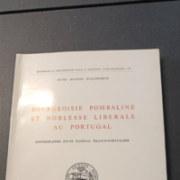 BOURGEOISIE POMBALINE ET NOBLESSE LIBERALE AU...