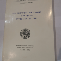 Une Comarque portugaise : Ourique entre 1750 ...