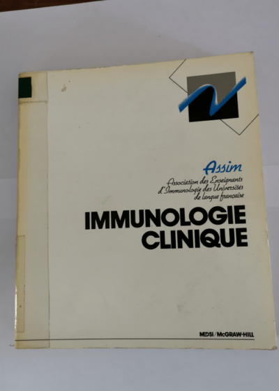 Immunologie clinique - Collectif