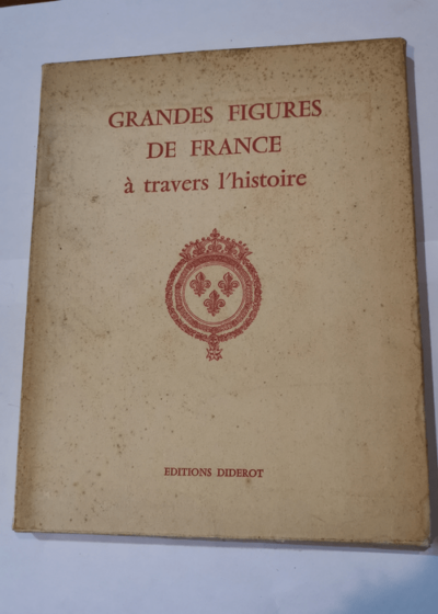 Grandes figures de France à travers l'histoire planches illustratives - 64 planches dans une pochette dont 16 en couleurs - éditions Diderot -